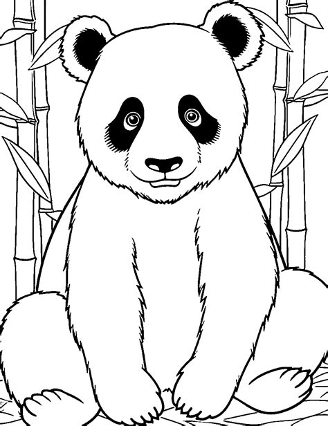 30 Panda Coloring Pages: Cute Free Sheets