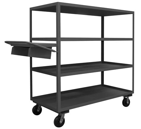 Order Picking Cart, 4 Shelves, 30 x 60 - Durham Manufacturing