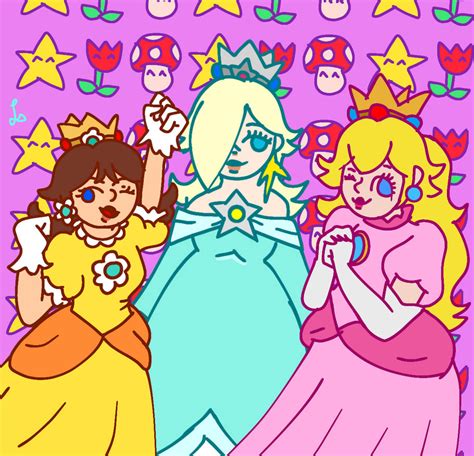 Mario girls by LittleSyrup on DeviantArt