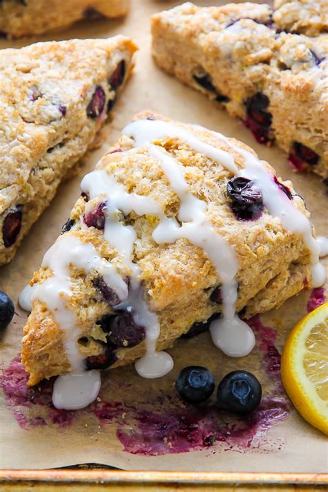 lemon blueberry scones with bisquick