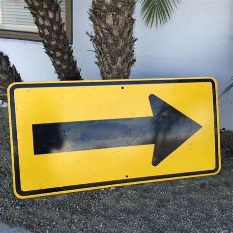 Yellow Road Sign, Industrial Decor, Man Cave Art, Retro Wall Art, Road ...