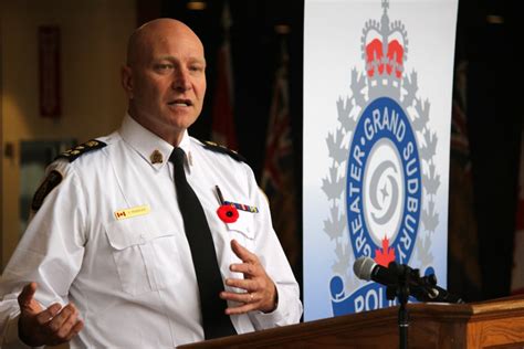 Sudbury's police chief is now chief of Ontario's police chiefs (sort of) - Sudbury News