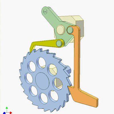 Ratchet Mechanism - mechamechanisms.com