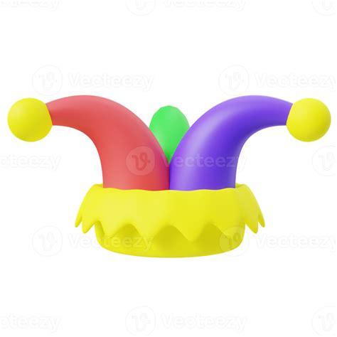 clown hat 3d illustration 14069945 PNG