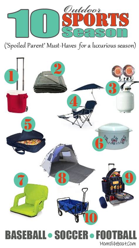 10 Outdoor Sports Season Must Have Items for the 'Spoiled Parent'