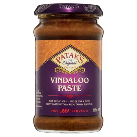 Patak's Vindaloo Paste 283g - Patak's