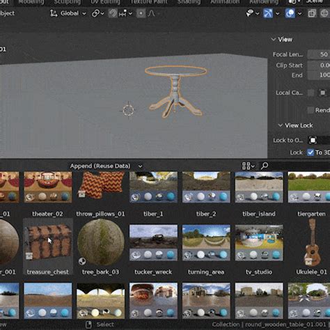 Poly Haven Asset Browser Add-On for Blender | Brandon's Drawings