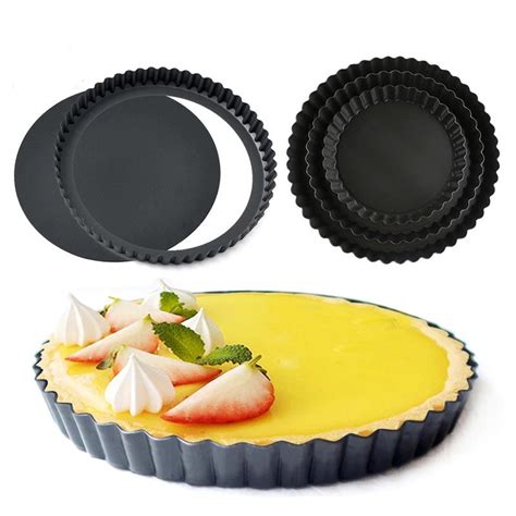 Non stick Round Tart Pan with Removable Bottom 24cm - Cakeware