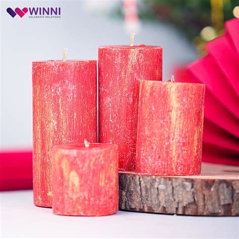 Xmas Beautiful Strawberry Candles | Winni