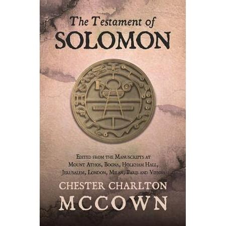 The Testament of Solomon (Paperback) - Walmart.com