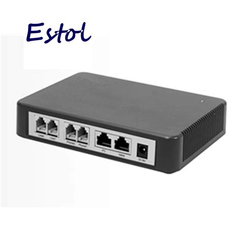 Original Newrock 4 FXS SIP VoIP Gateway,analog VoIP adapter.Elastix compatible,Mitel ...