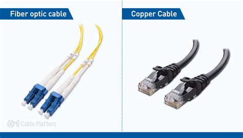 Fiber Optic vs. Copper Cables: What's the Difference?