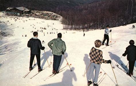 Gatlinburg Ski Resort Tennessee Postcard