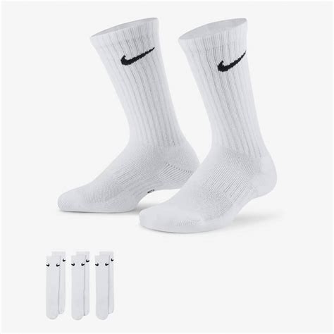 3 Pair Nike Performance Cushioned Crew Kids Training Socks Exercise ...