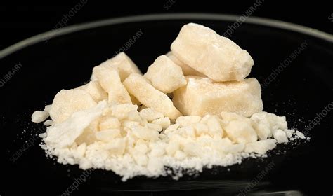 Crack Cocaine Rocks - Stock Image C017/4810 - Science Photo Library