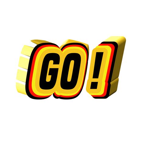 Go Word Text Effect Png Design For Race Funny 18824877 PNG