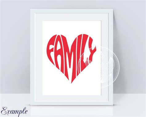 Family Word Art Family Svg Dxf Eps Png Jpg Family Logo - Etsy