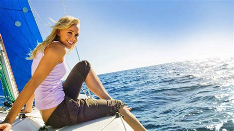 Girl on Boat Background Wallpaper 21838 - Baltana