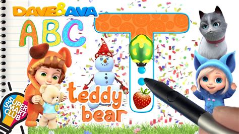 Letter Tracing A to Z Dave & Ava ABC with Wacom Bamboo Stylus - YouTube