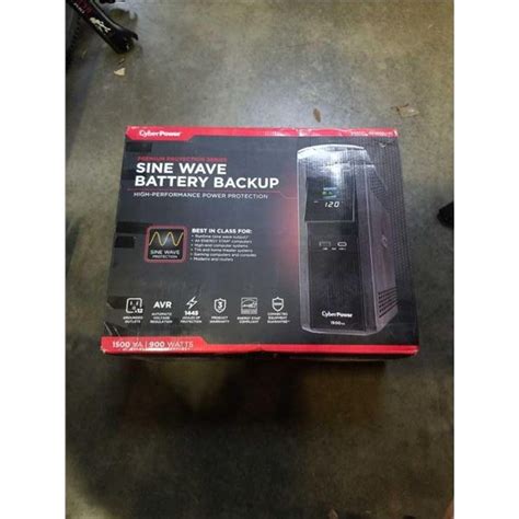 CYBERPOWER 1500VA BATTERY BACKUP - TESTED, WORKING - RETAIL $299 - Big ...