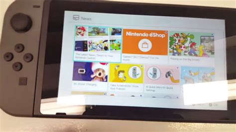 Nintendo Switch Menu System and User Interface - YouTube