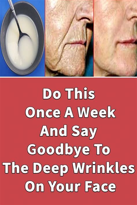 With this natural method, you can easily Remove Deep Wrinkles On The Face naturally that ...