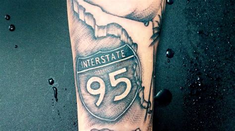 Tattoo Interstate 95 - YouTube