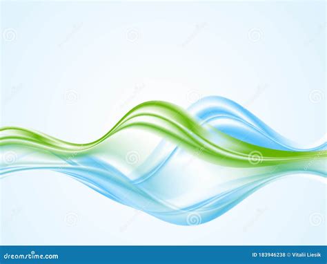 Transparent Swoosh Abstract Wave Background, Abstract Concept. Vector Illustration Stock Vector ...