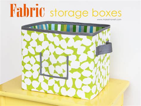 DIY Fabric Storage Boxes - How to Make (Per Your Request)