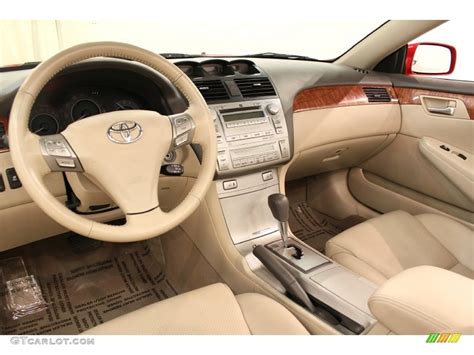 Ivory Interior 2008 Toyota Solara SLE V6 Convertible Photo #63062458 | GTCarLot.com