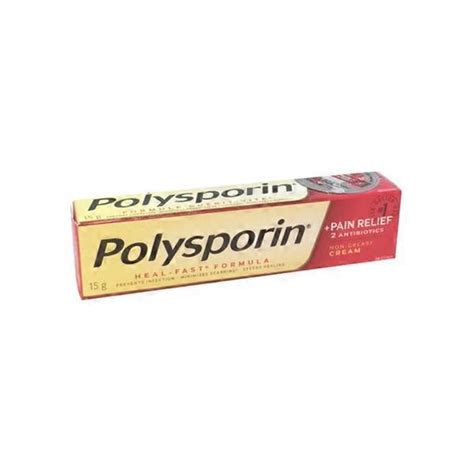 Polysporin Plus Pain Relief Antibiotic Cream (15 g) - Instacart