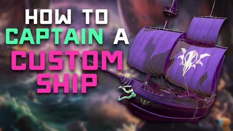 How to Name, Captain, Decorate, and Customize a Ship in Sea of Thieves! Captaincy Update - YouTube