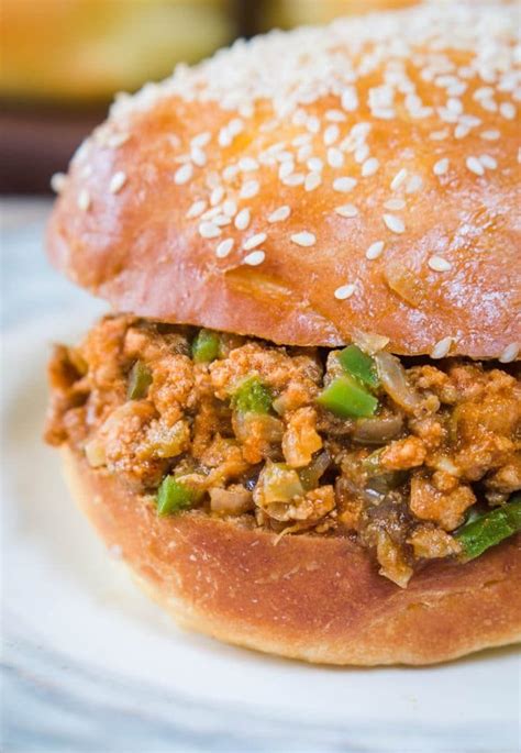 Easy Ground Turkey Sloppy Joes Recipe - Hostess At Heart