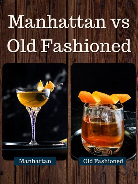 Manhattan vs Old Fashioned Cocktail: What's the Difference? - Cocktail ...