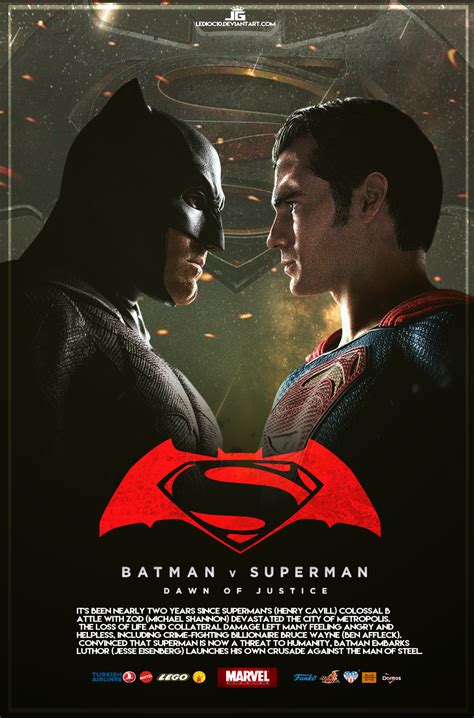 Batman vs Superman Poster - 2016 Film by ledioc10 on DeviantArt