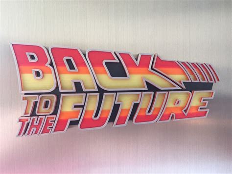 Back To The Future 3D Movie Logo Emblem Badge Sign collector | Etsy