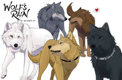 Wolf's Rain characters by marianwolfart on DeviantArt