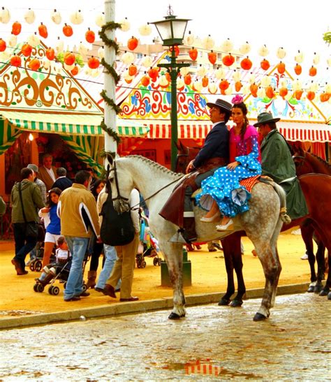 Rain at the Feria - Barcelona Blonde