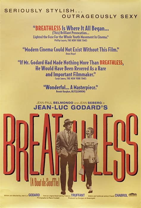 Breathless Original R1990s U.S. One Sheet Movie Poster - Posteritati Movie Poster Gallery