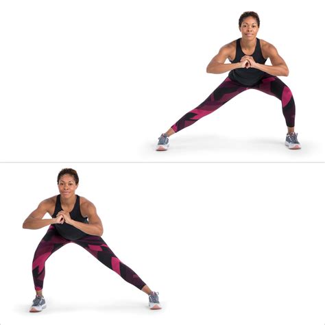 Alternating Side Lunge | 10-Minute Leg Workout | 4 Exercises | POPSUGAR Fitness Photo 4