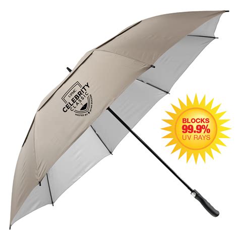 The Vented Hybrid UV Golf Umbrella