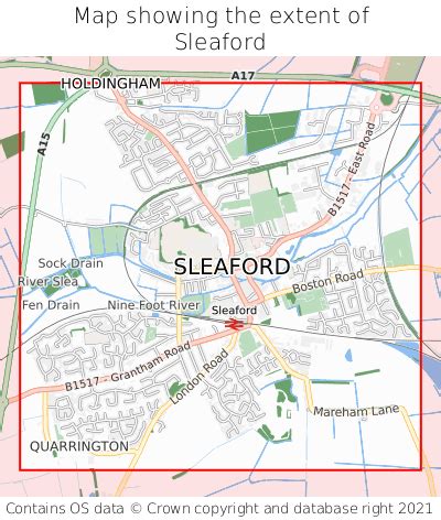 Where is Sleaford? Sleaford on a map