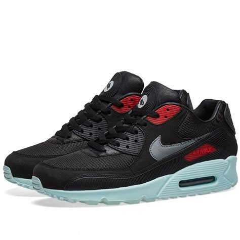 Nike Air Max 90 Premium 'Vinyl' Black & Cool Grey | END.