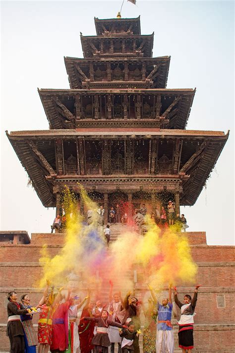 Holi Festival, Bhaktapur, Nepal Photography Camp, Bhaktapur, Kathmandu, South Asia, Burj Khalifa ...