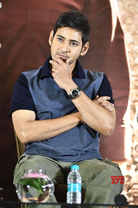 Mahesh Babu Stills From Bharat Ane Nenu CM Bharat's Thank You Meet ...