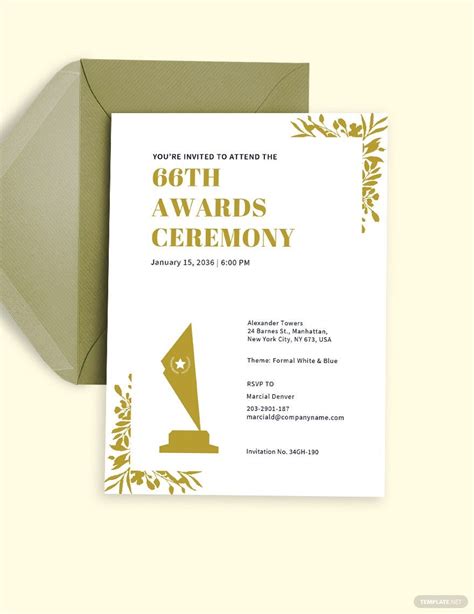 Investiture Ceremony Invitation Template | Onvacationswall.com