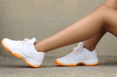 See How the 'Citrus' Air Jordan 11 Low Looks On-feet | Complex