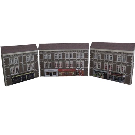 TT Gauge Town Model Buildings - Scale Model Buildings