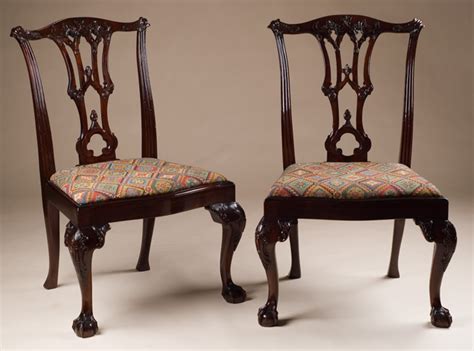 Reproduction Chippendale Style Chairs