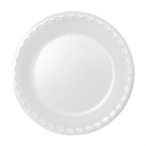 Styrofoam plates 9in 125pcs